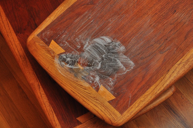 Removing Stains from Teak and Walnut Furniture